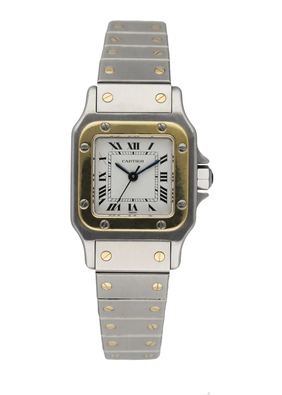 Cartier Santos Galbee Two Tone Ladies Watch