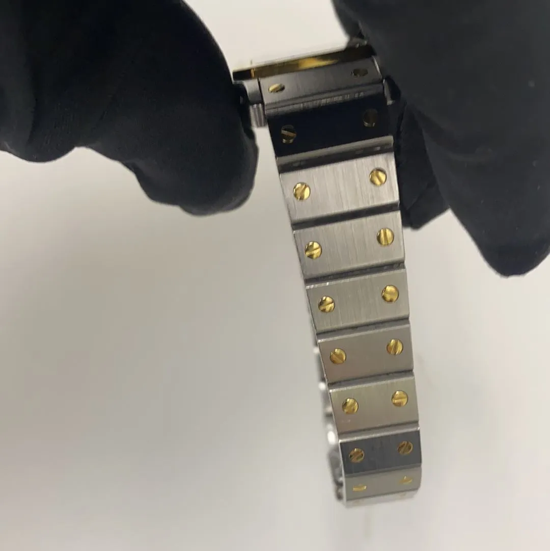 Cartier Santos Galbee Two Tone Ladies Watch