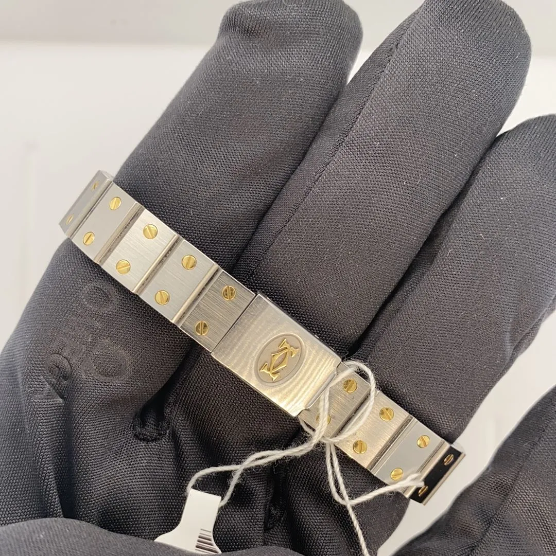 Cartier Santos Galbee Two Tone Ladies Watch