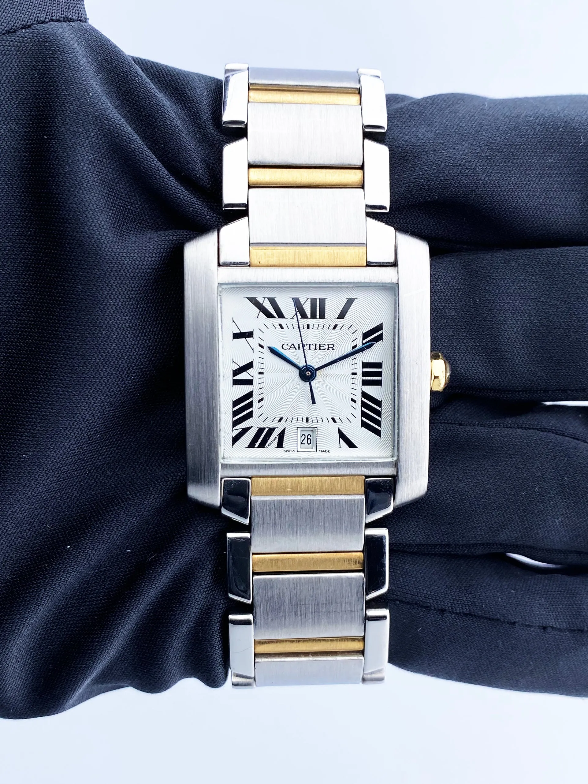 Cartier Tank Francaise 2302  Two Tone Automatic Large Men's Watch