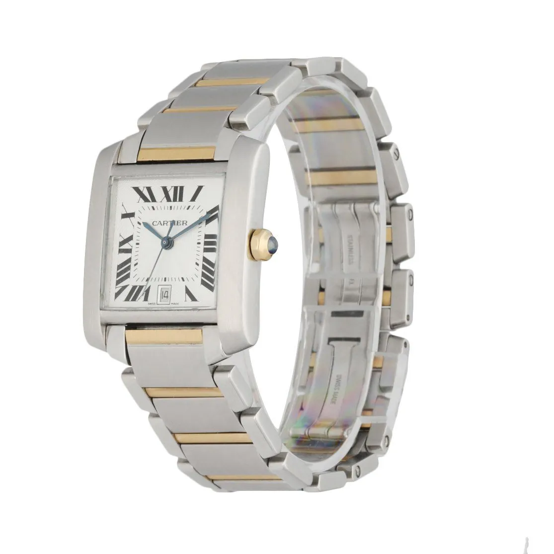 Cartier Tank Francaise 2302  Two Tone Automatic Large Men's Watch