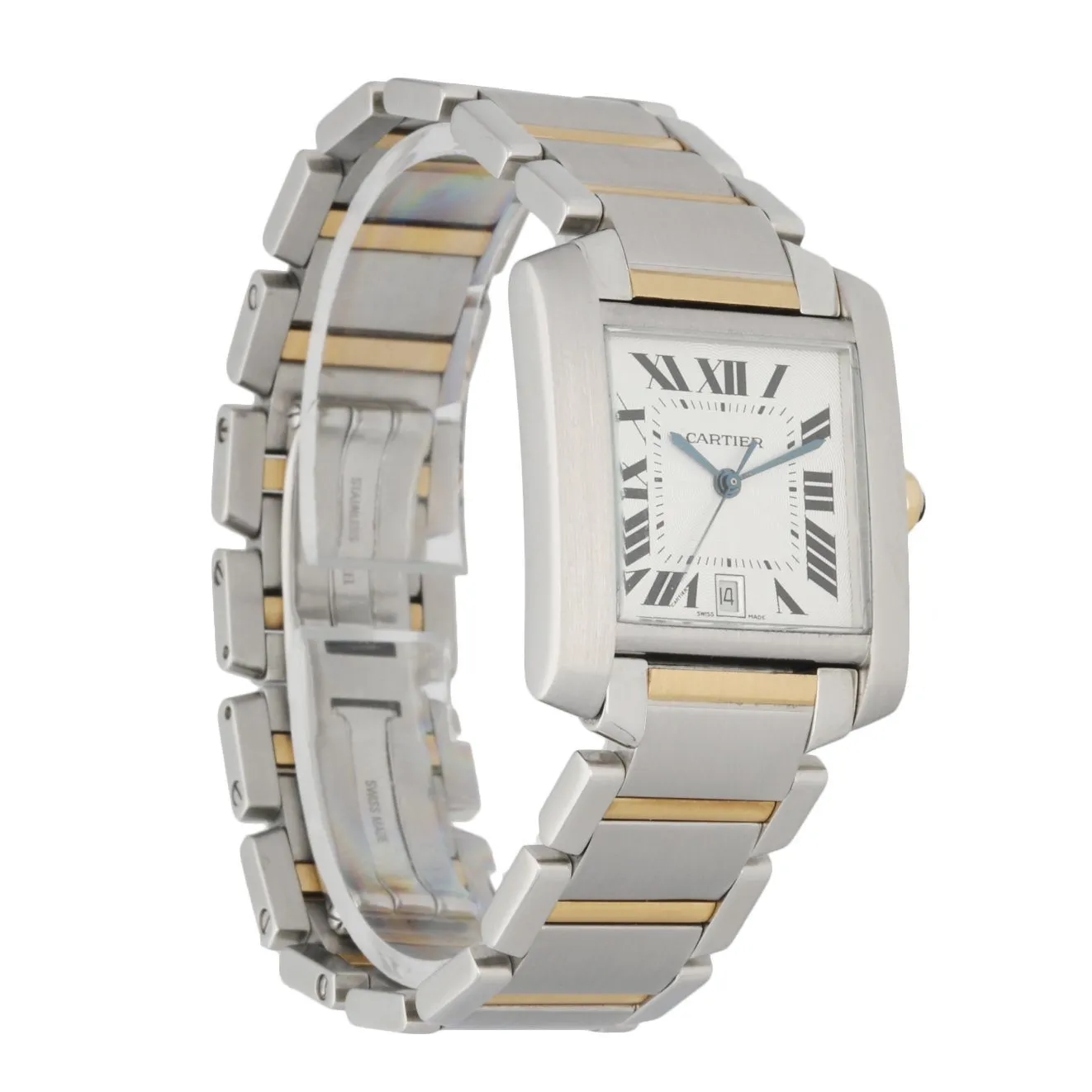 Cartier Tank Francaise 2302  Two Tone Automatic Large Men's Watch