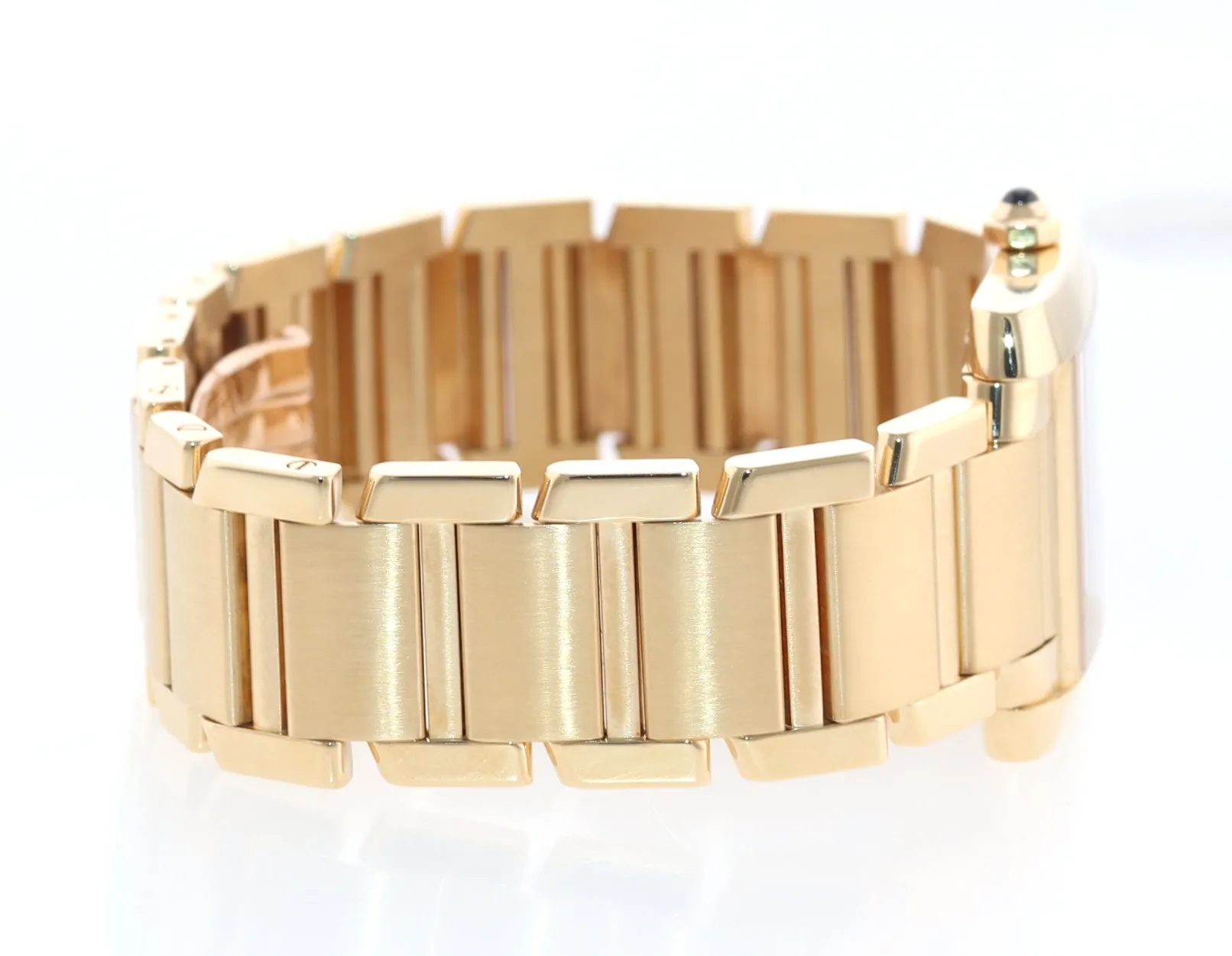 Cartier Tank Francaise W5000156 1840 18K Yellow Gold 28x32mm Automatic Watch