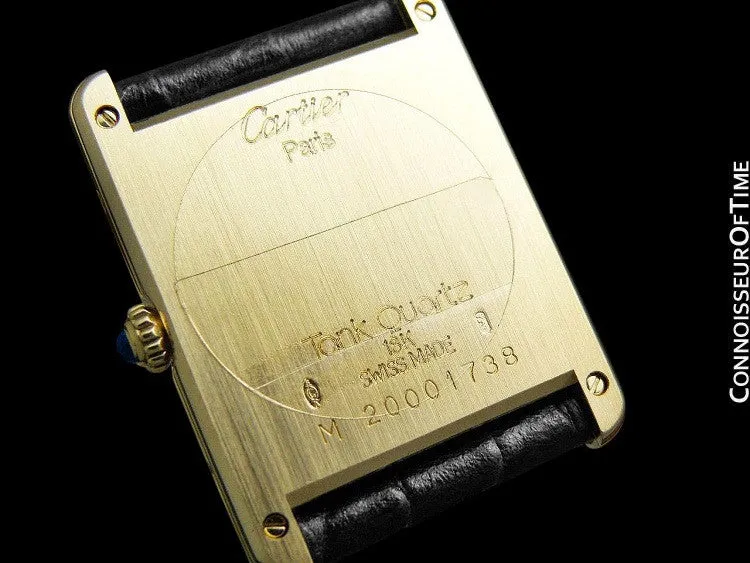 Cartier Tank Louis Mens (Midsize) Watch - Solid 18K Gold