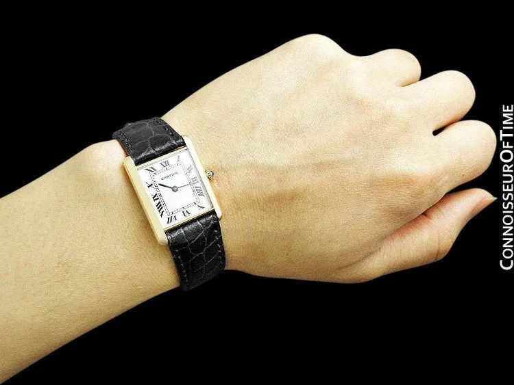 Cartier Tank Louis Mens (Midsize) Watch - Solid 18K Gold