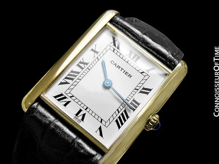 Cartier Tank Louis Mens (Midsize) Watch - Solid 18K Gold