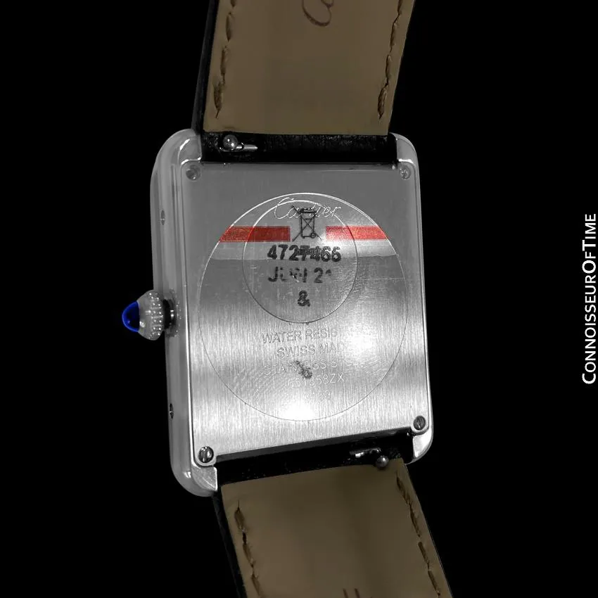 Cartier Tank Solo Large Mens Stainless Steel W5200003 Watch - *New*