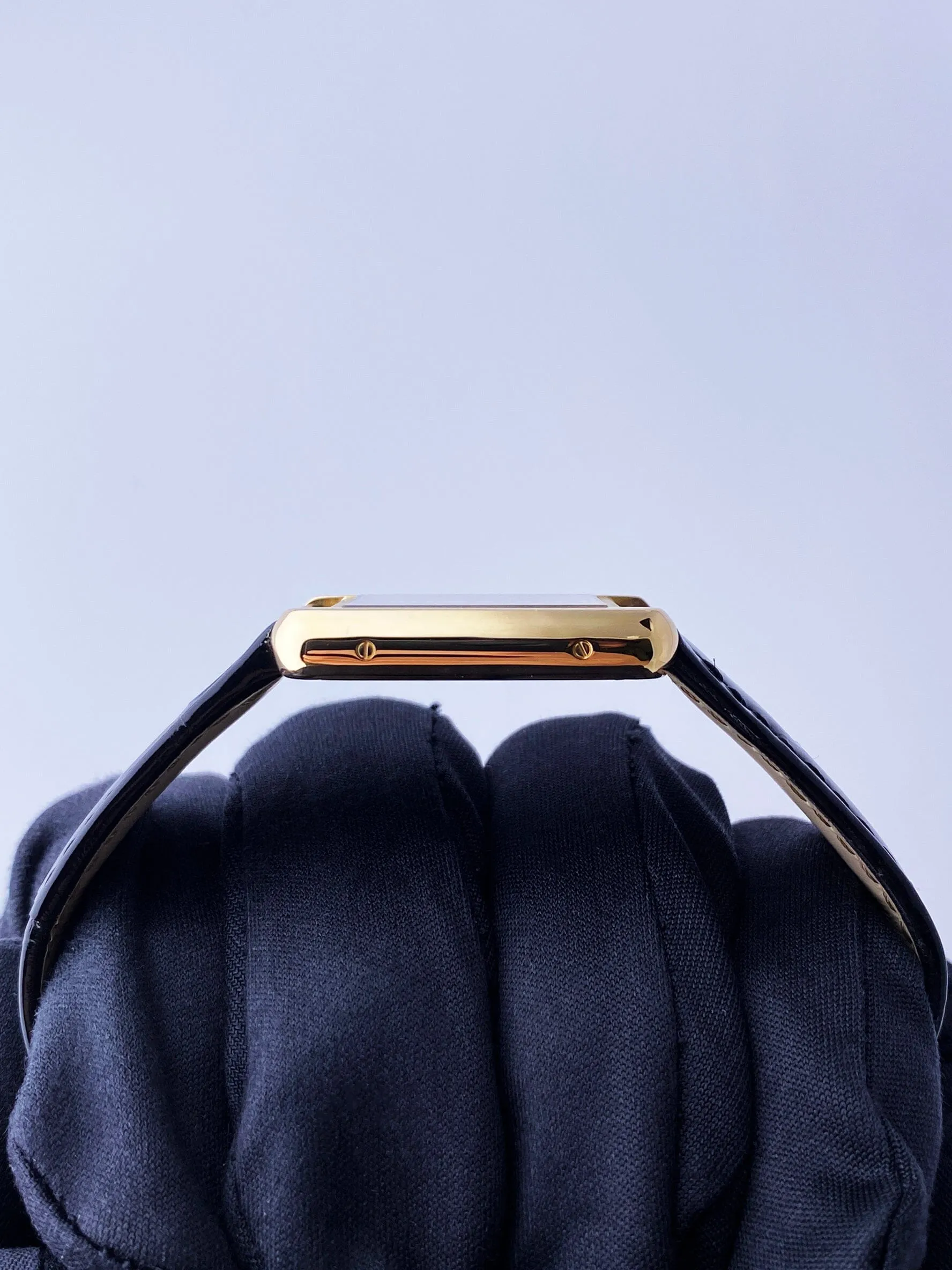 Cartier Tank Solo W1018755 18K Yellow Gold Ladies Watch