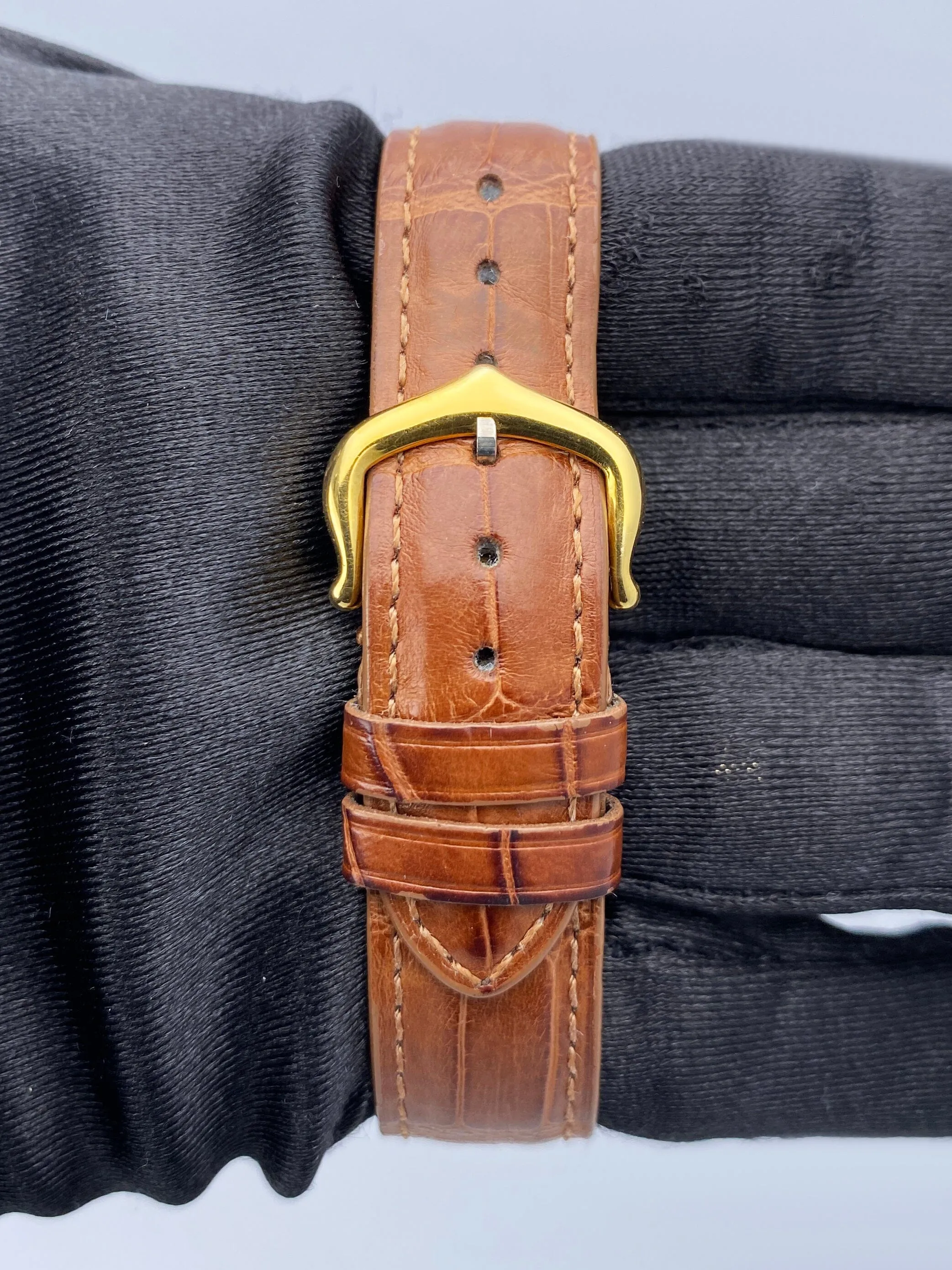 Cartier Vermeil Tank Must 925 18K Yellow Gold Ladies Watch