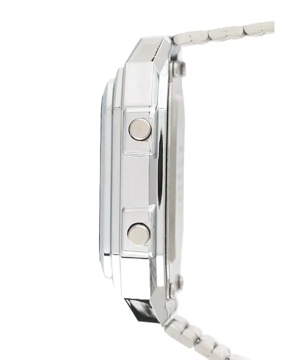 Casio Digital Stainless Steel Alarm Chrono Dual Time A178WA-1ADF A178WA-1A Mens Watch