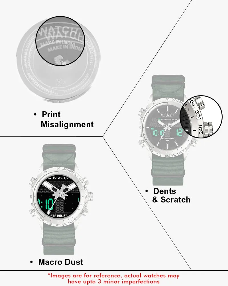 Certified Imperfect Hawk Silver Army Green Nylon