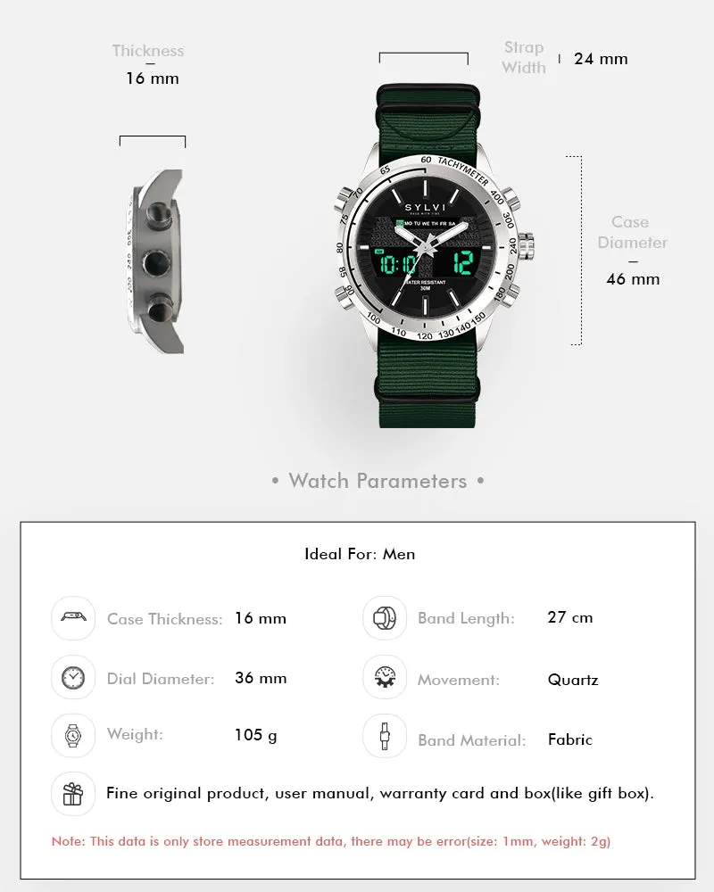 Certified Imperfect Hawk Silver Army Green Nylon