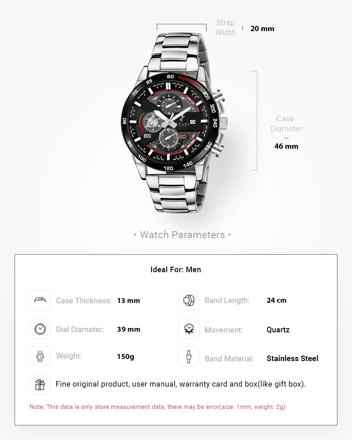 Certified Imperfect Timegrapher Red SL Steel
