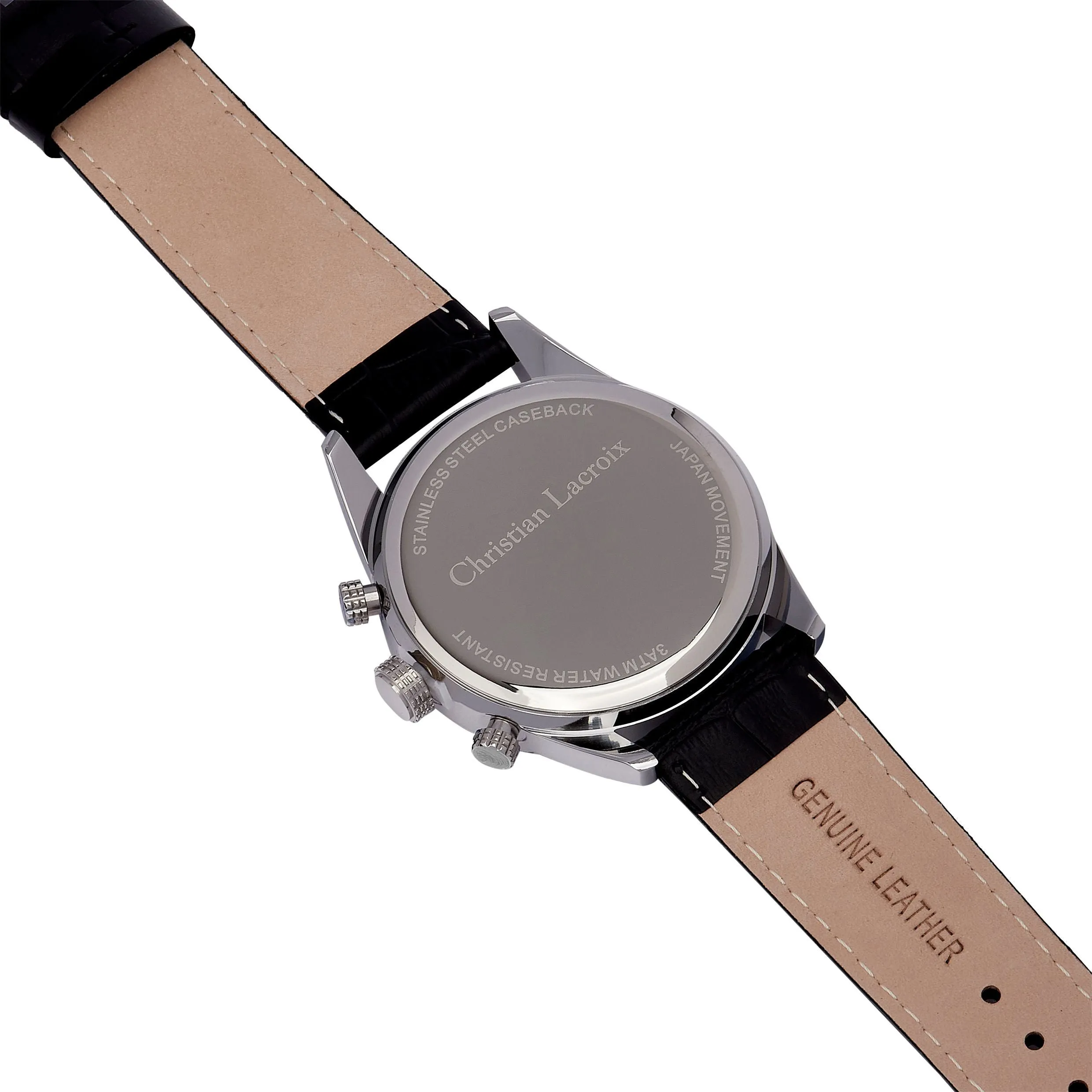 CHRISTIAN LACROIX LMD489A - Date watch Sol Black & Chrome