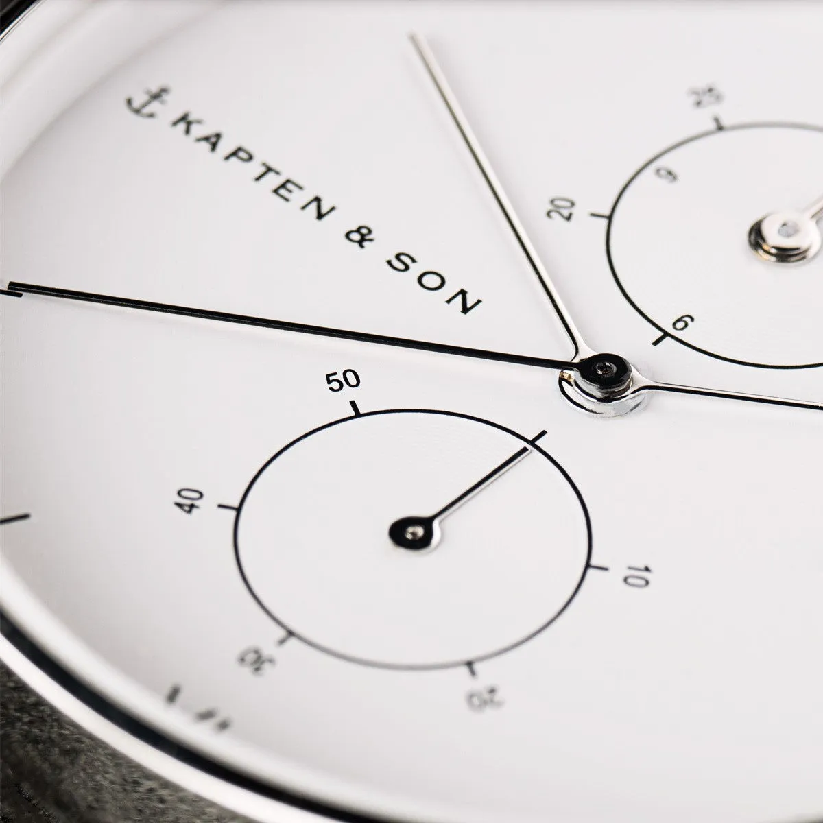 Chrono Small Silver Rose Woven Leather
