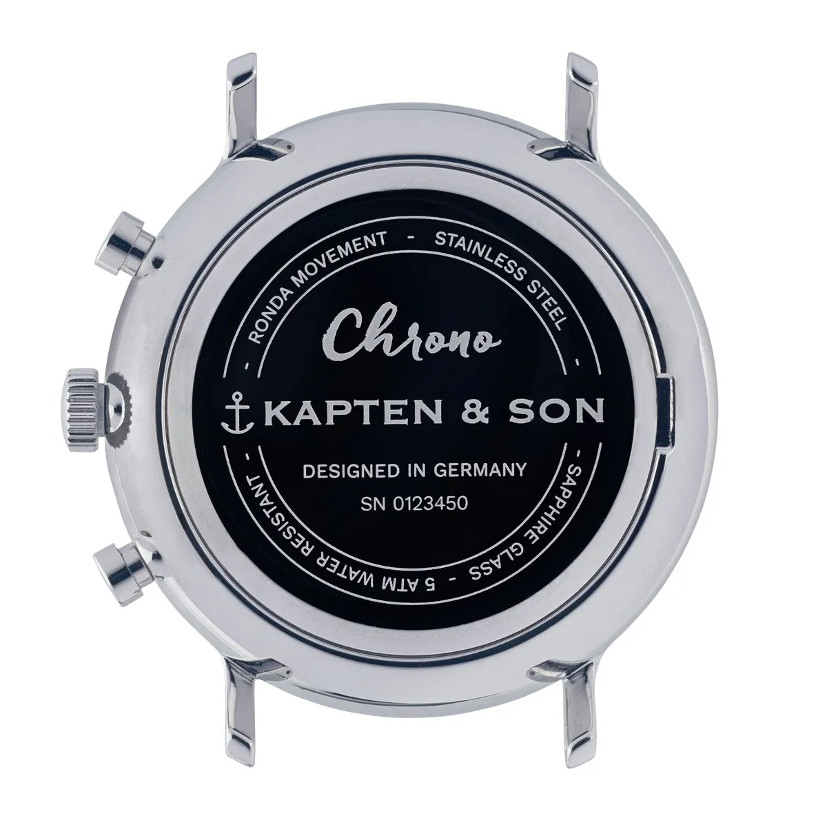Chrono Small Silver Rose Woven Leather
