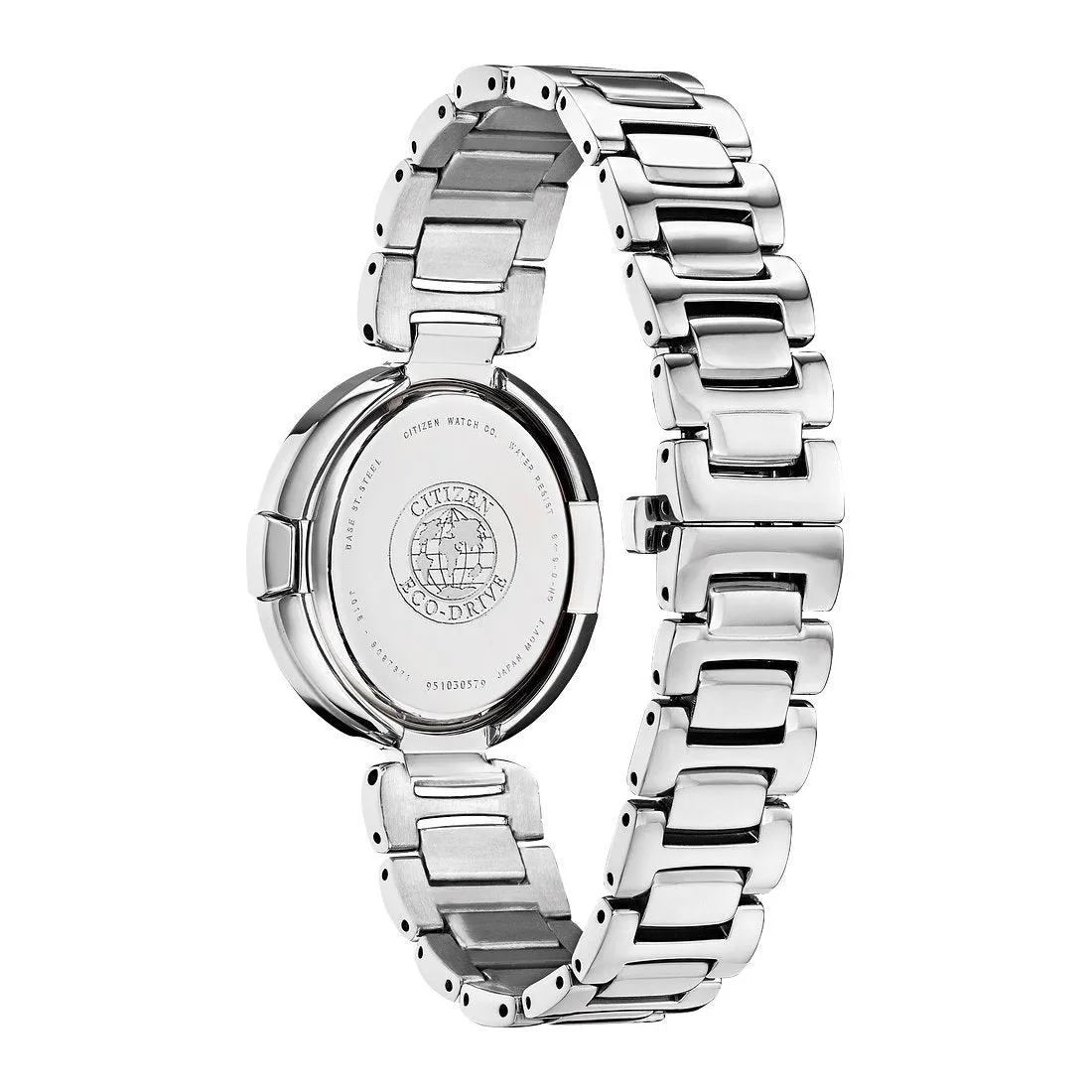 Citizen Capella Ladies Eco Drive Stainless Steel and Diamond Watch