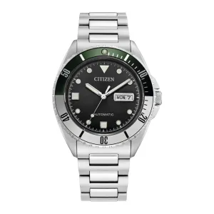 Citizen NH7531-50E NH7531 NH7531-50 Sport Automatic Black Dial Mens Watch