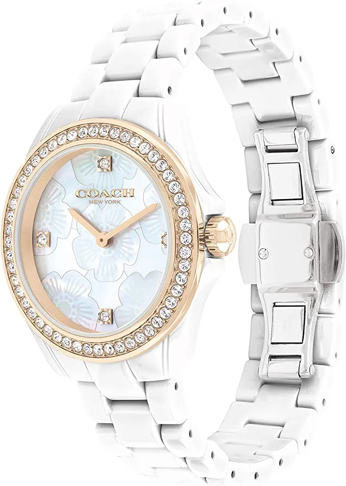 Coach Preston Quartz Mother of Pearl Dial Ladies Watch 14503662