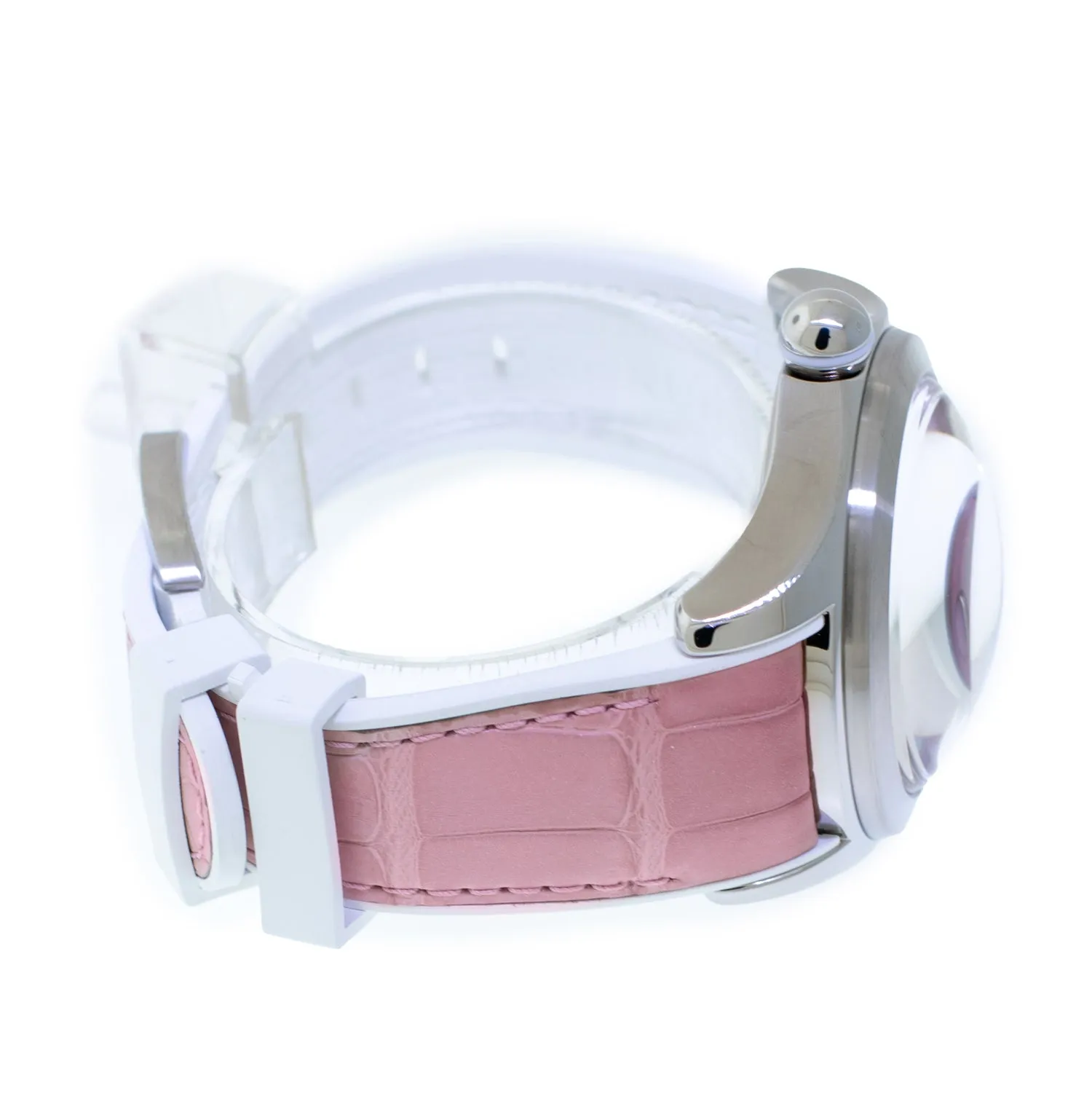 Corum Bubble 42mm Pink MOP Arabic Dial L295/03048