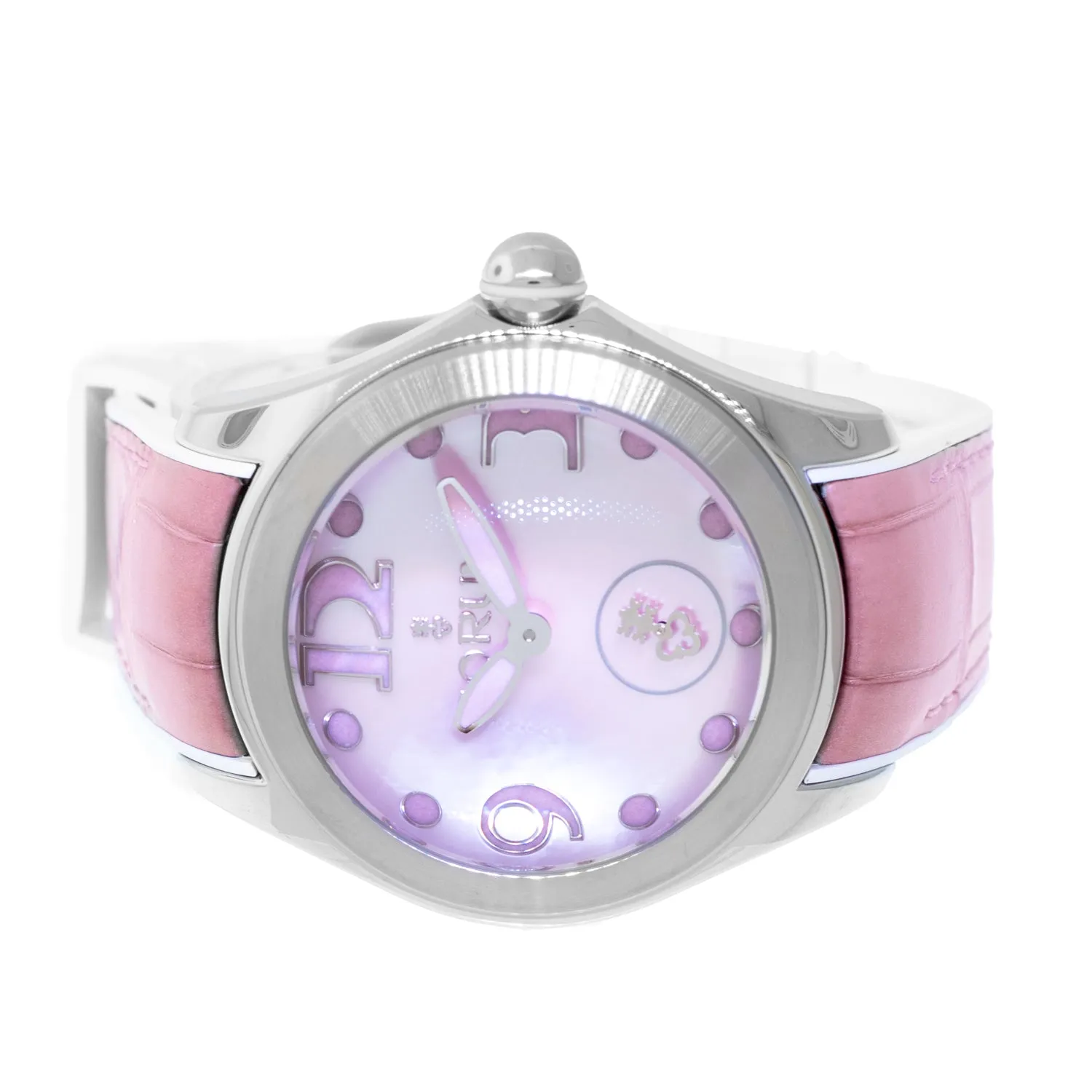 Corum Bubble 42mm Pink MOP Arabic Dial L295/03048