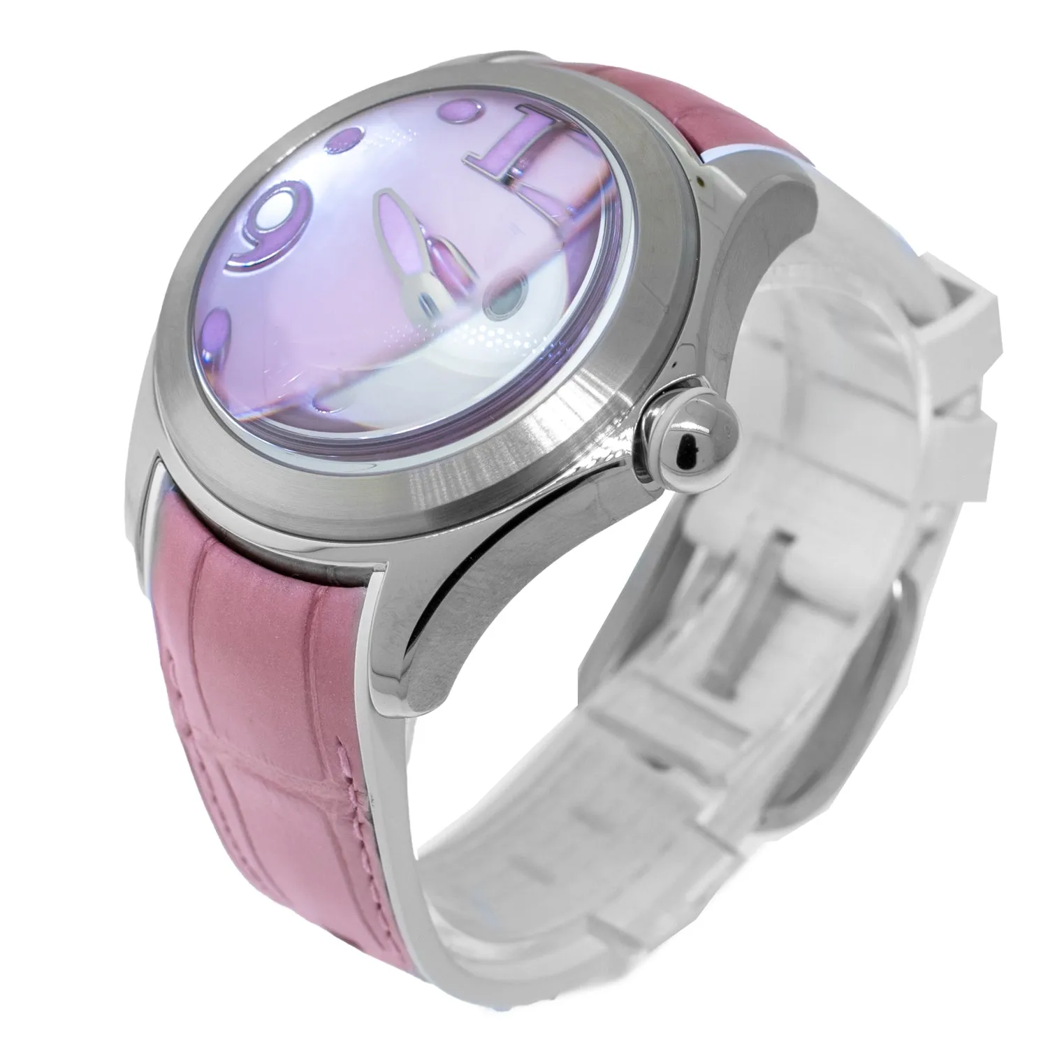 Corum Bubble 42mm Pink MOP Arabic Dial L295/03048