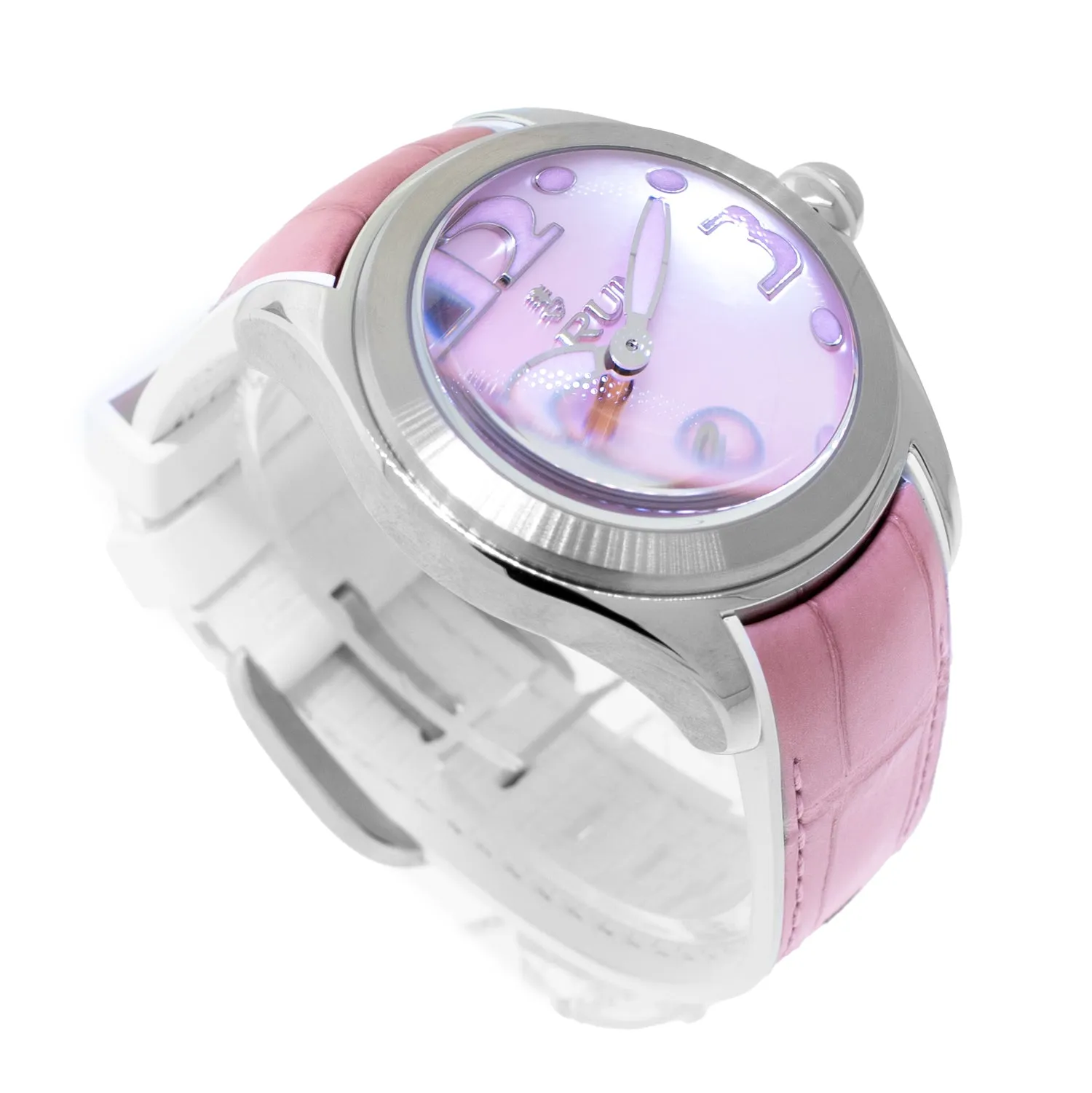 Corum Bubble 42mm Pink MOP Arabic Dial L295/03048