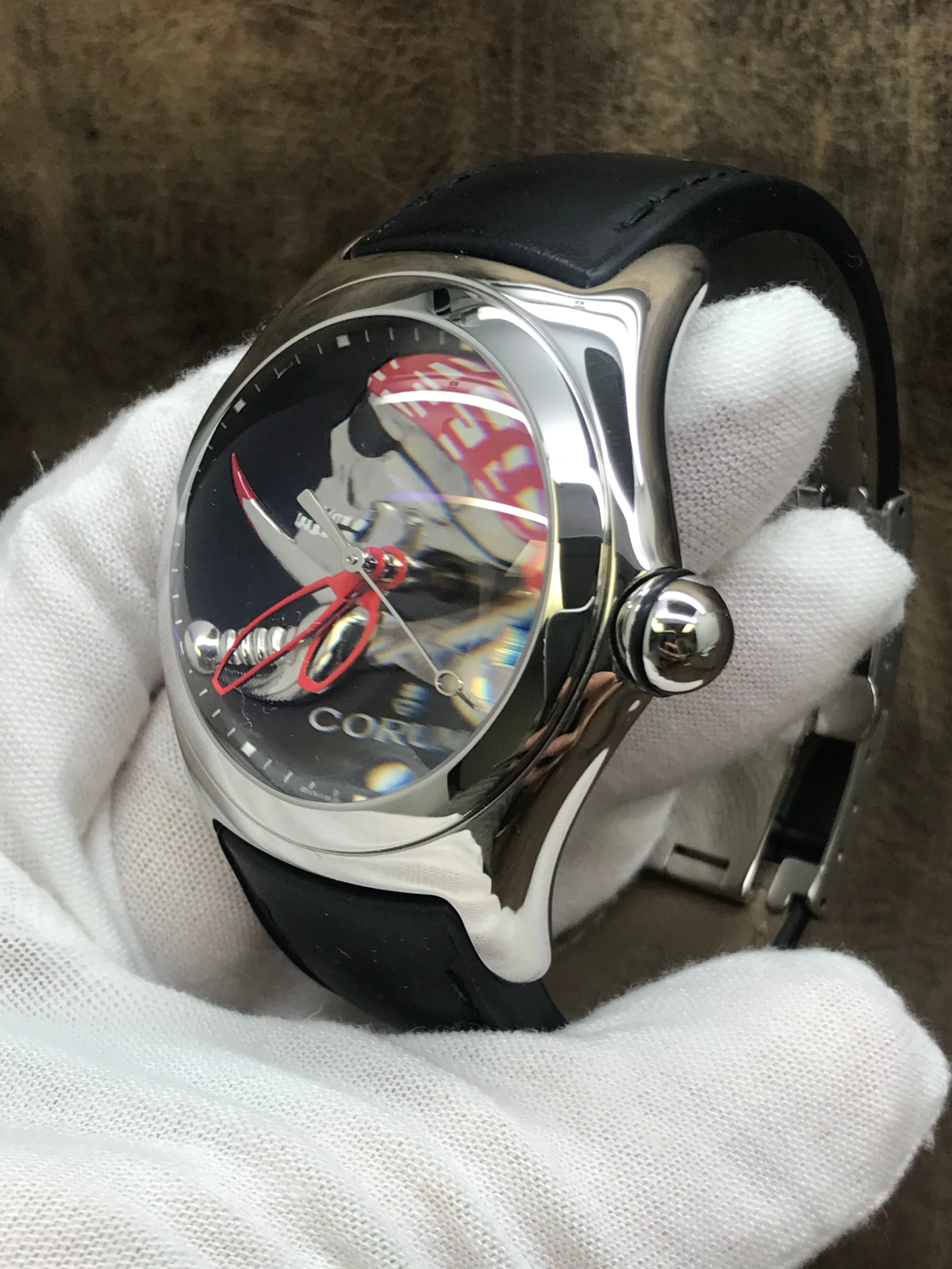 Corum Bubble Privateer Limited Edition 082.150.20 Black Dial Automatic Men's Watch