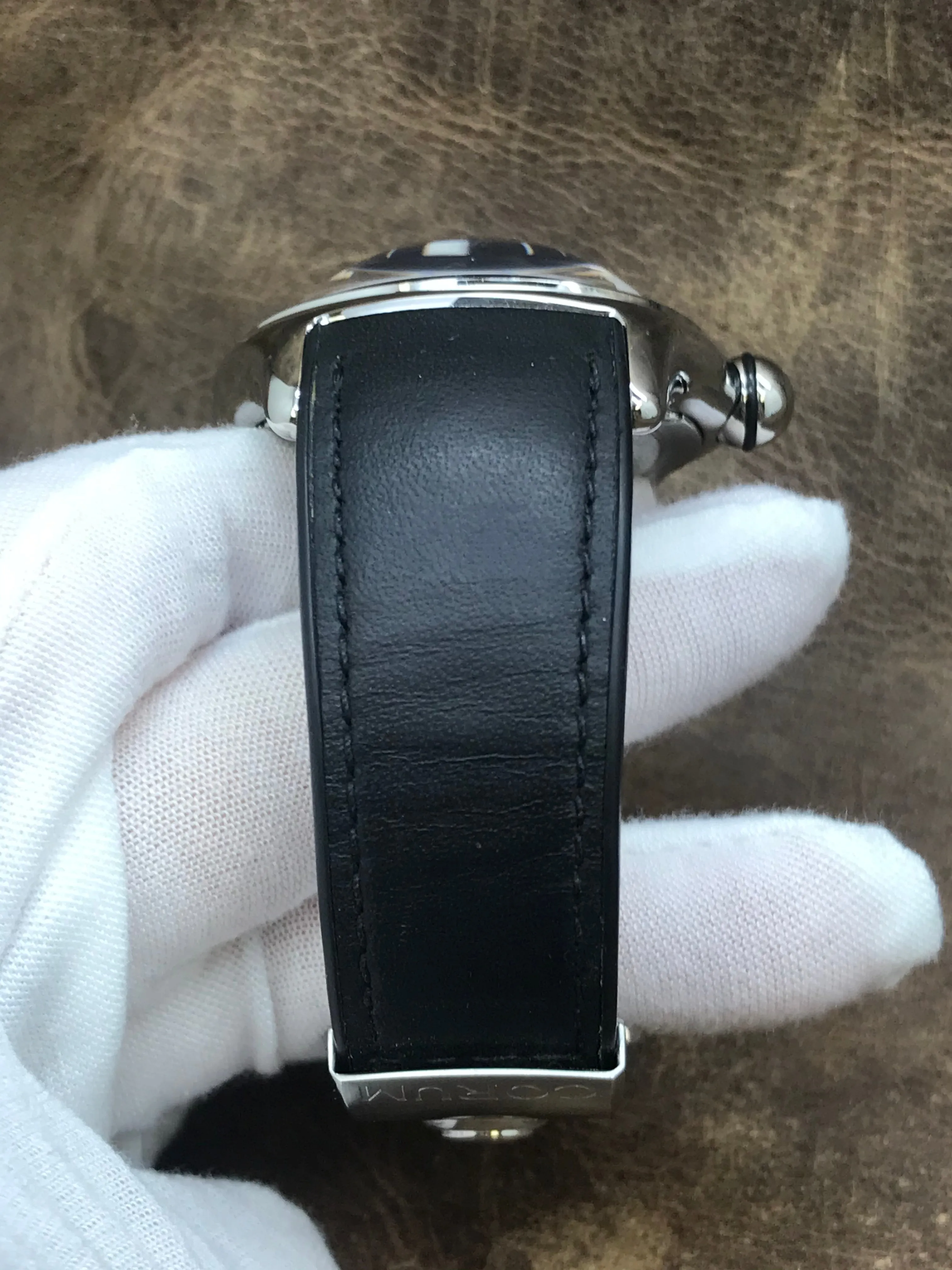 Corum Bubble Privateer Limited Edition 082.150.20 Black Dial Automatic Men's Watch