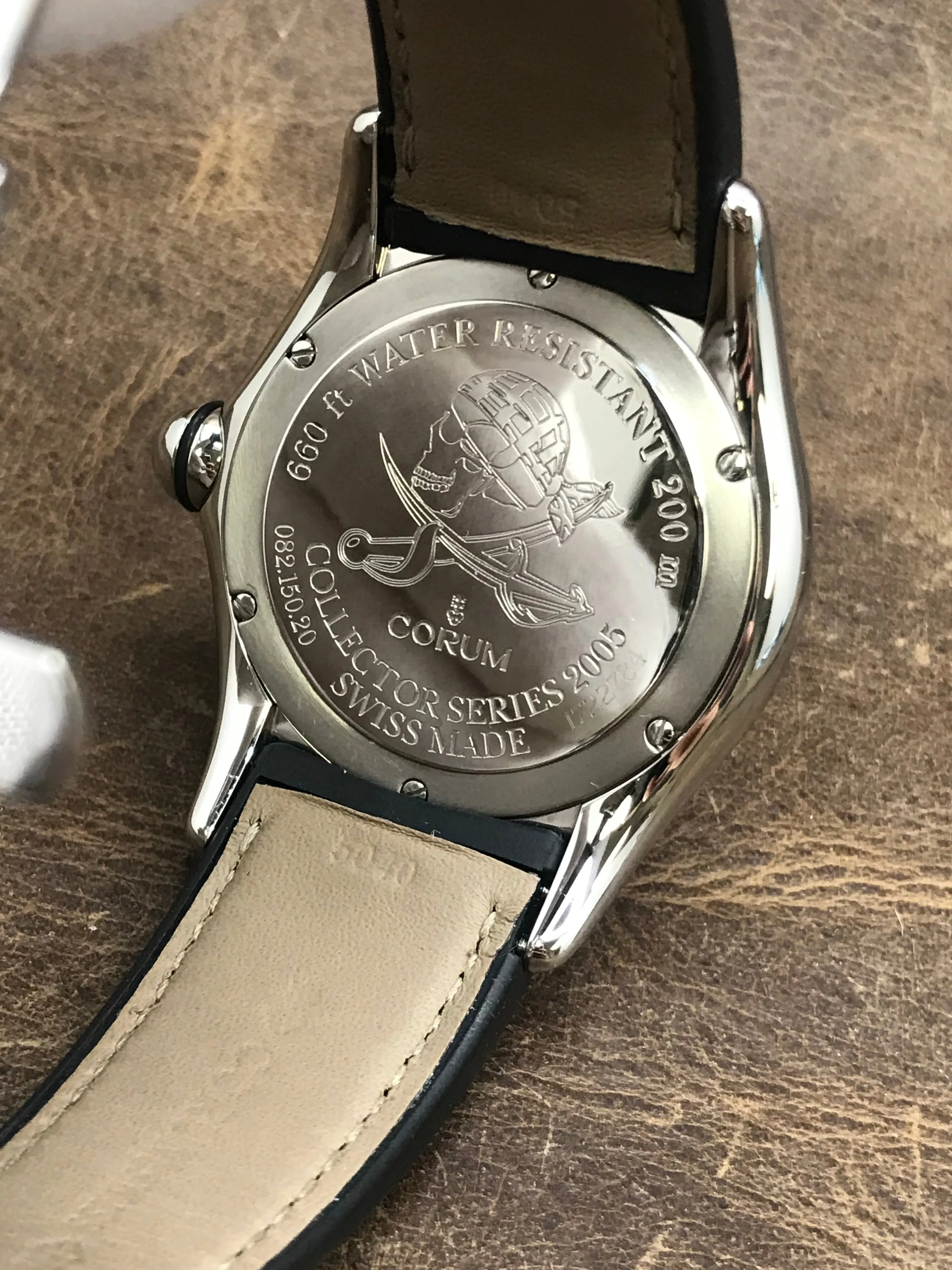 Corum Bubble Privateer Limited Edition 082.150.20 Black Dial Automatic Men's Watch