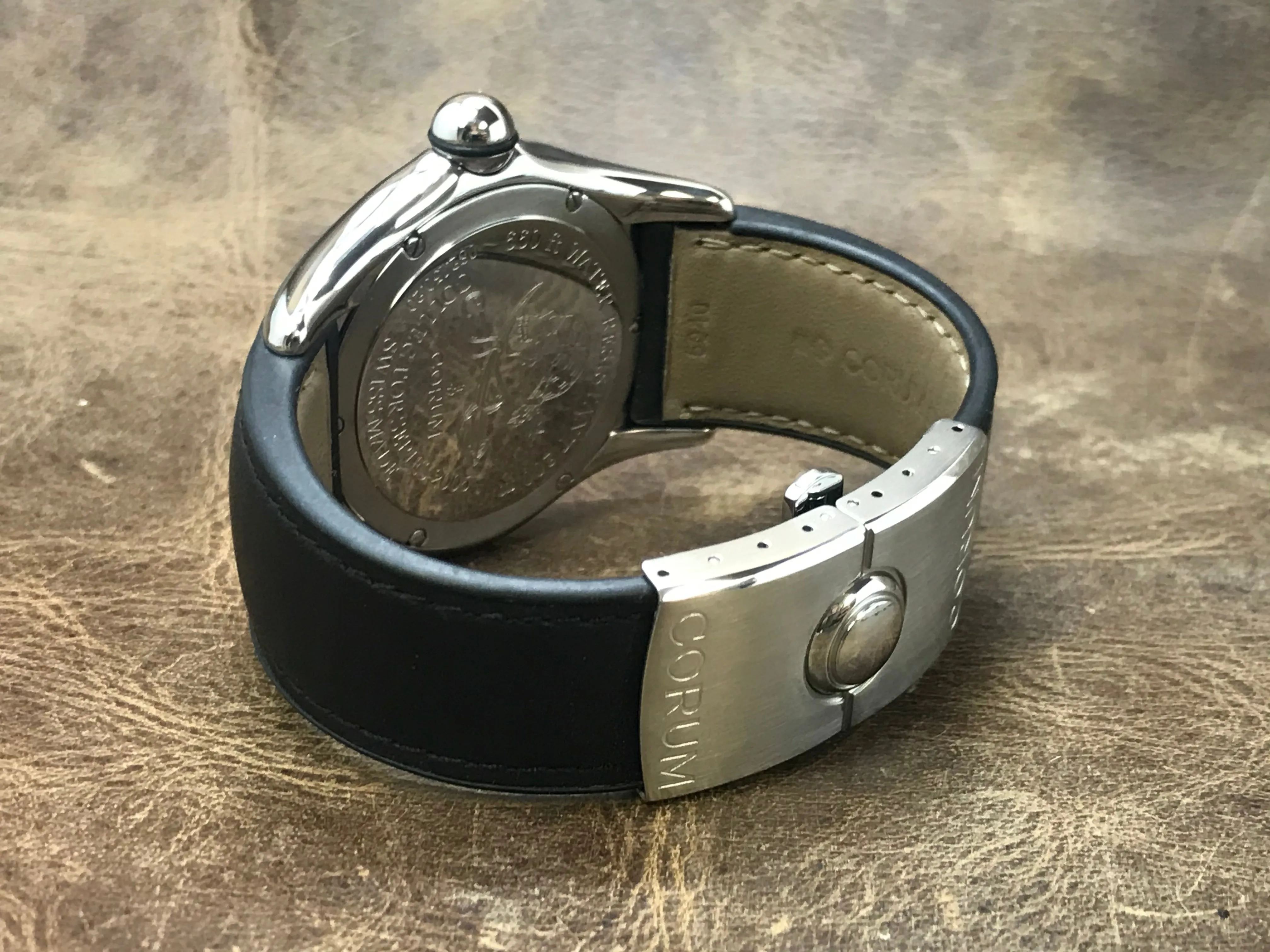 Corum Bubble Privateer Limited Edition 082.150.20 Black Dial Automatic Men's Watch
