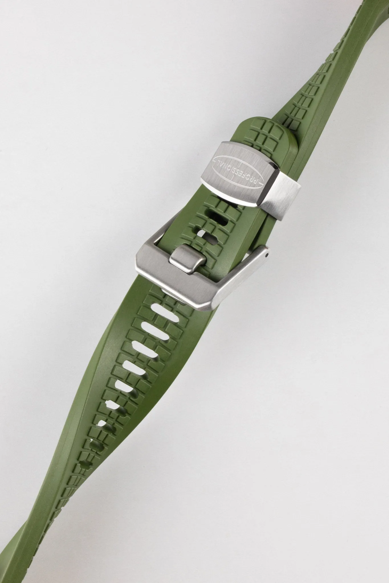 CRAFTER BLUE CB11 'Aquanaut' Rubber Watch Strap for Seiko 5 Sports Series – GREEN