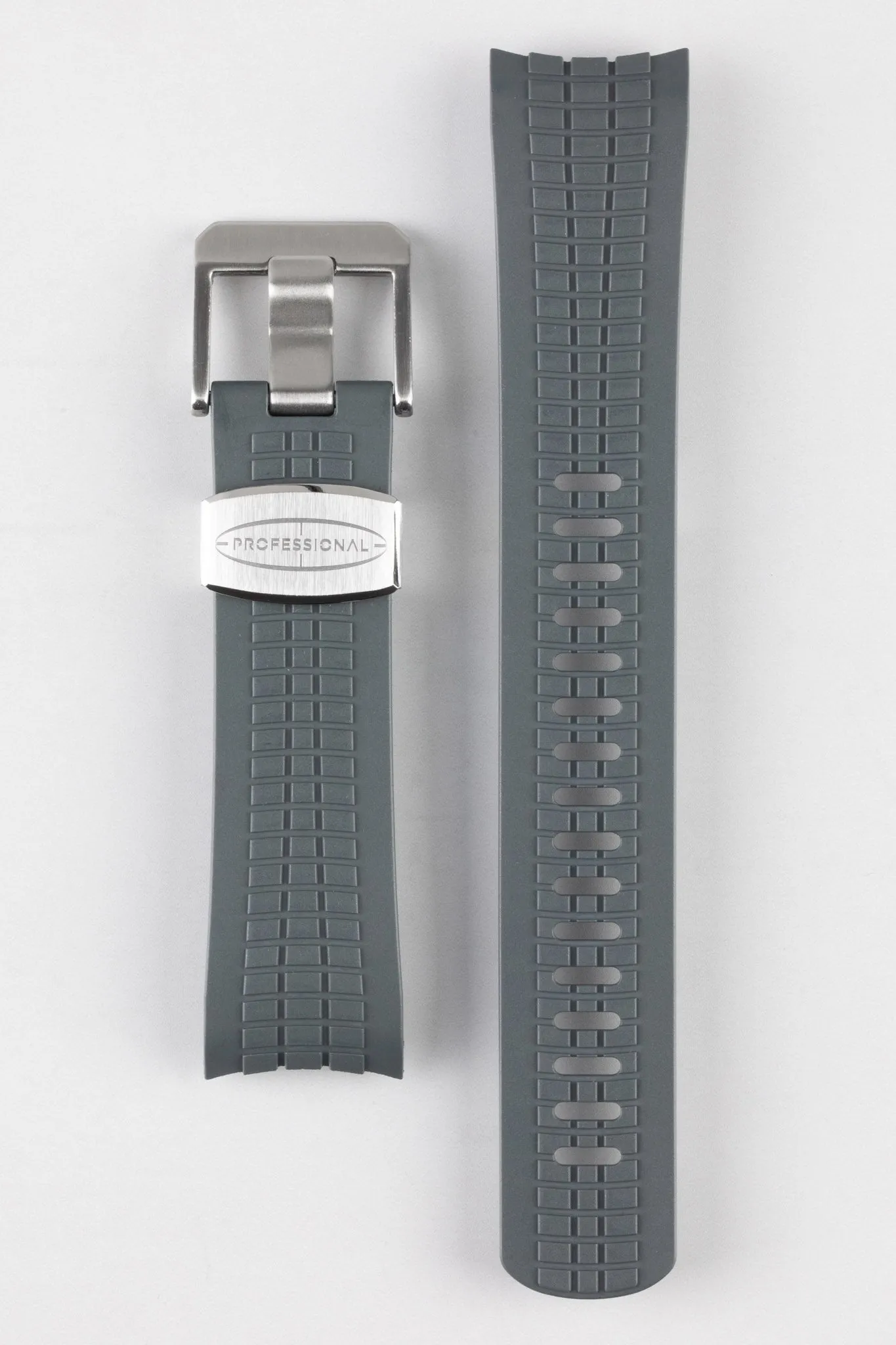 CRAFTER BLUE CB11 'Aquanaut' Rubber Watch Strap for Seiko 5 Sports Series – GREY