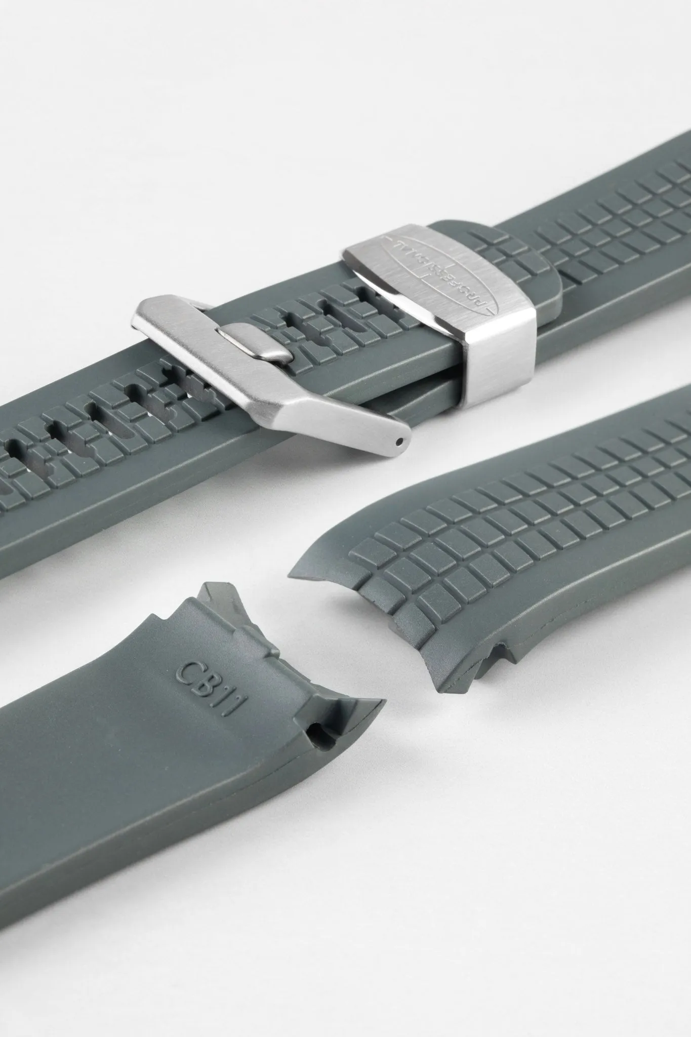 CRAFTER BLUE CB11 'Aquanaut' Rubber Watch Strap for Seiko 5 Sports Series – GREY