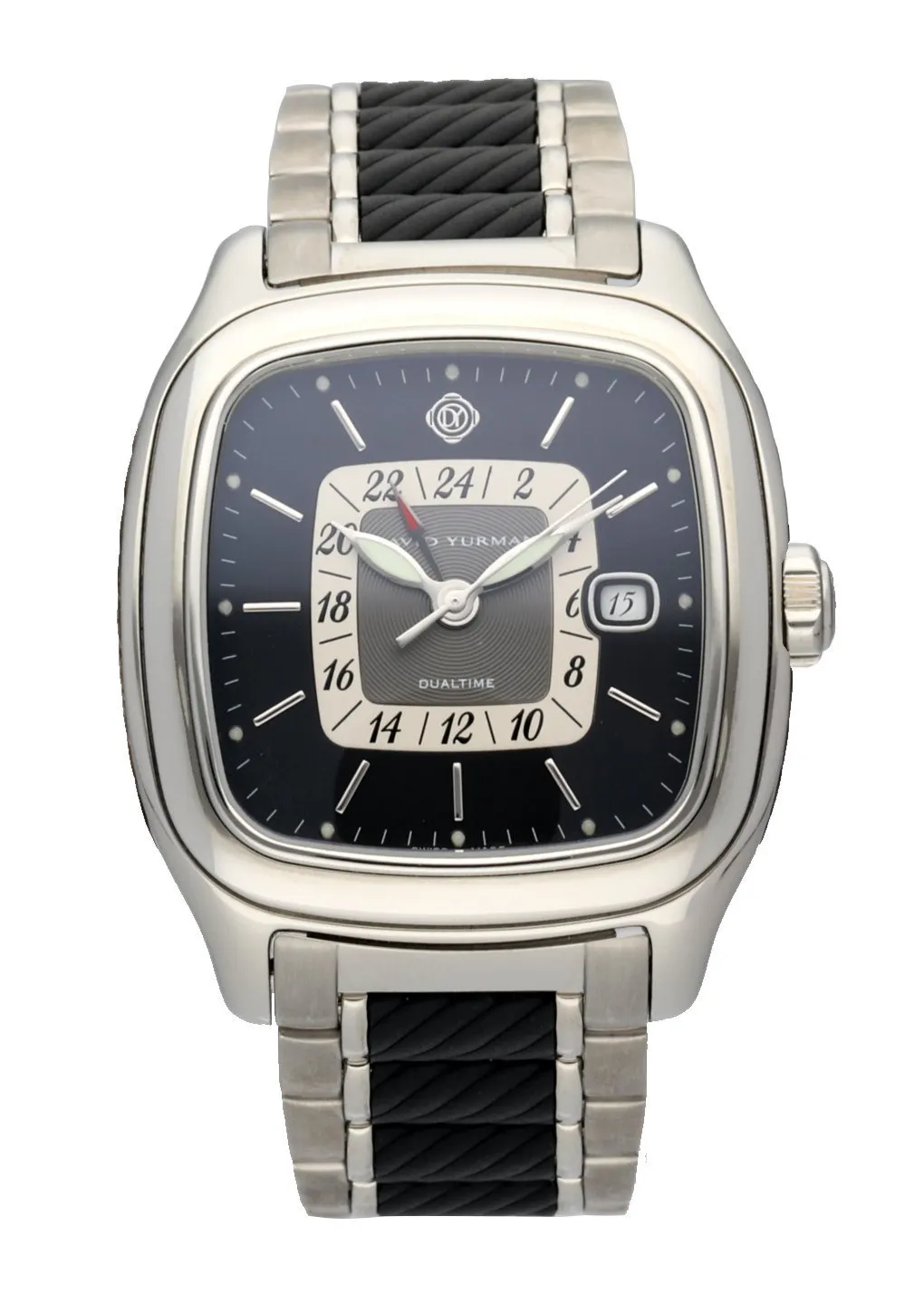 David Yurman T306-DST  Thoroughbred Dual Time Automatic Watch