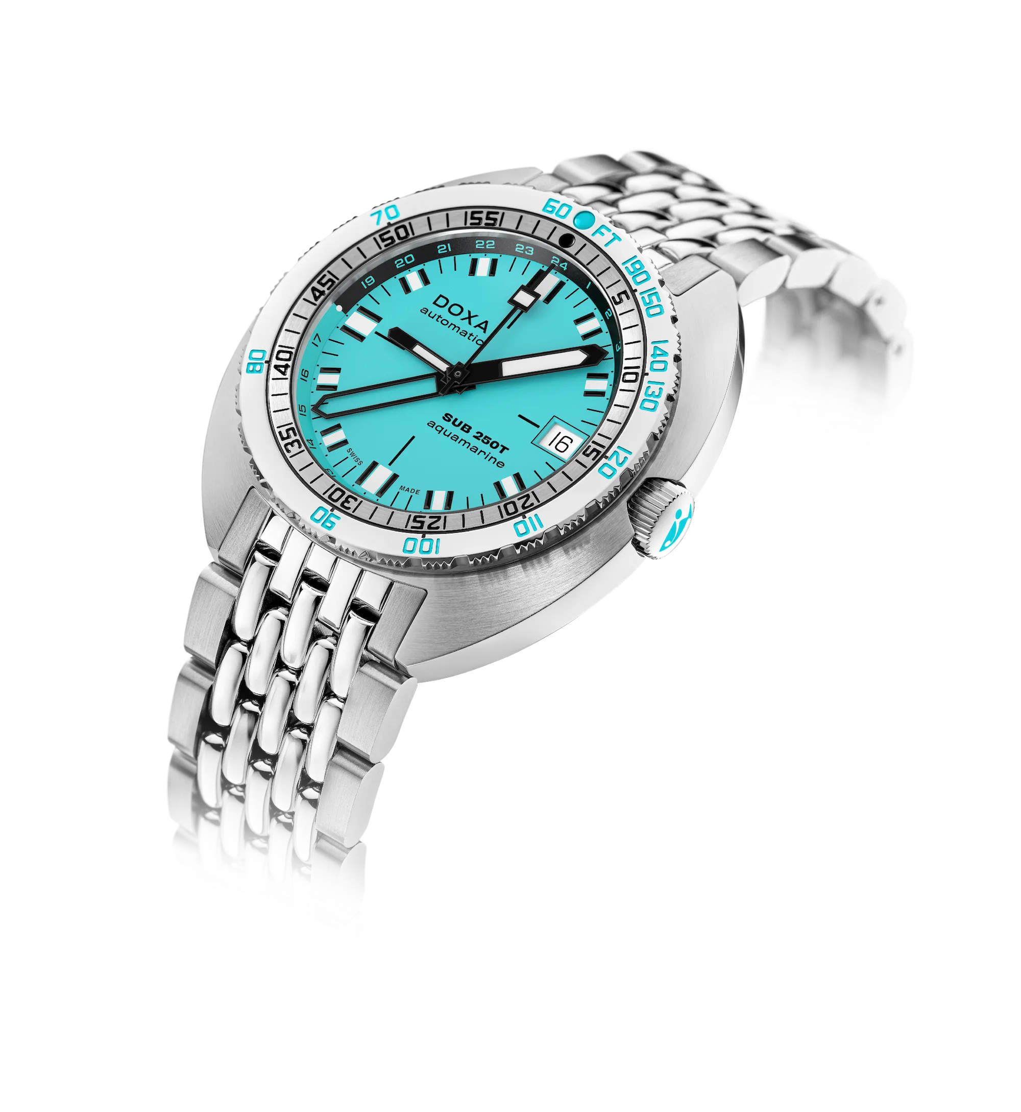Doxa Sub 250T GMT Aquamarine 855.10.241.10