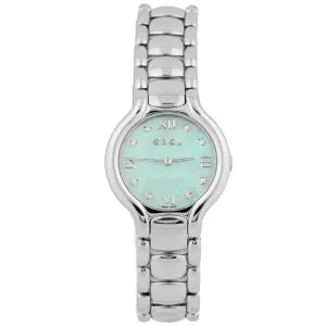 Ebel Ladies Beluga Stainless Steel 27mm Mother of Pearl Roman & Diamond Dot Watch Reference #: E9157421