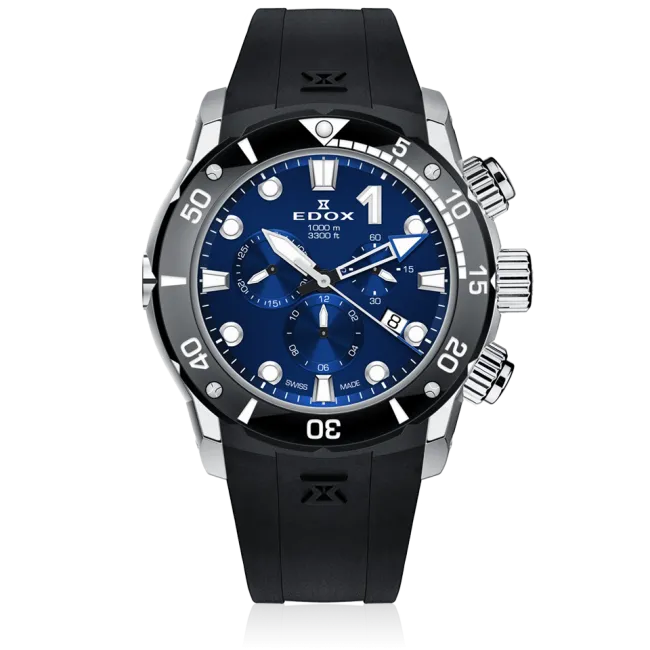 EDOX SWISS MADE 10242-TIN-BUIN CO-1 CHRONOGRAPH