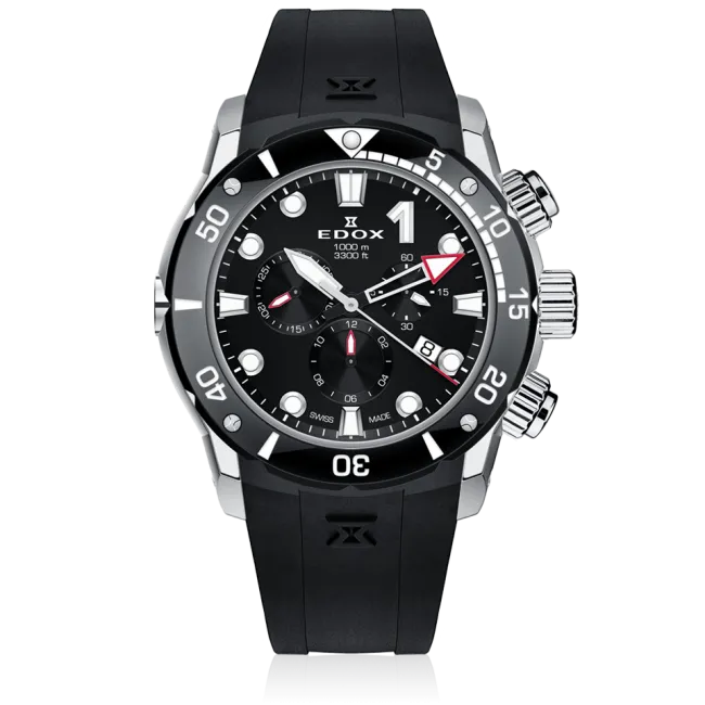 EDOX SWISS MADE 10242-TIN-NIN CO-1 CHRONOGRAPH