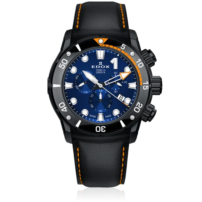 EDOX SWISS MADE 10242-TINNO-BUIN CO-1 CHRONOGRAPH