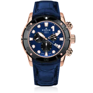 EDOX SWISS MADE 10242-TINR-BUIRN CO-1 CHRONOGRAPH