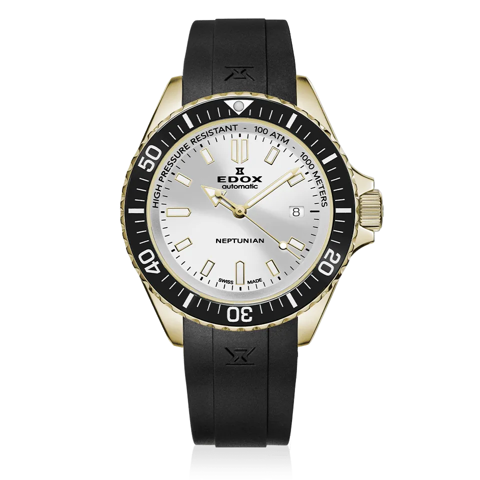 EDOX SWISS MADE 80120-37JC-AID NEPTUNIAN  AUTOMATIC
