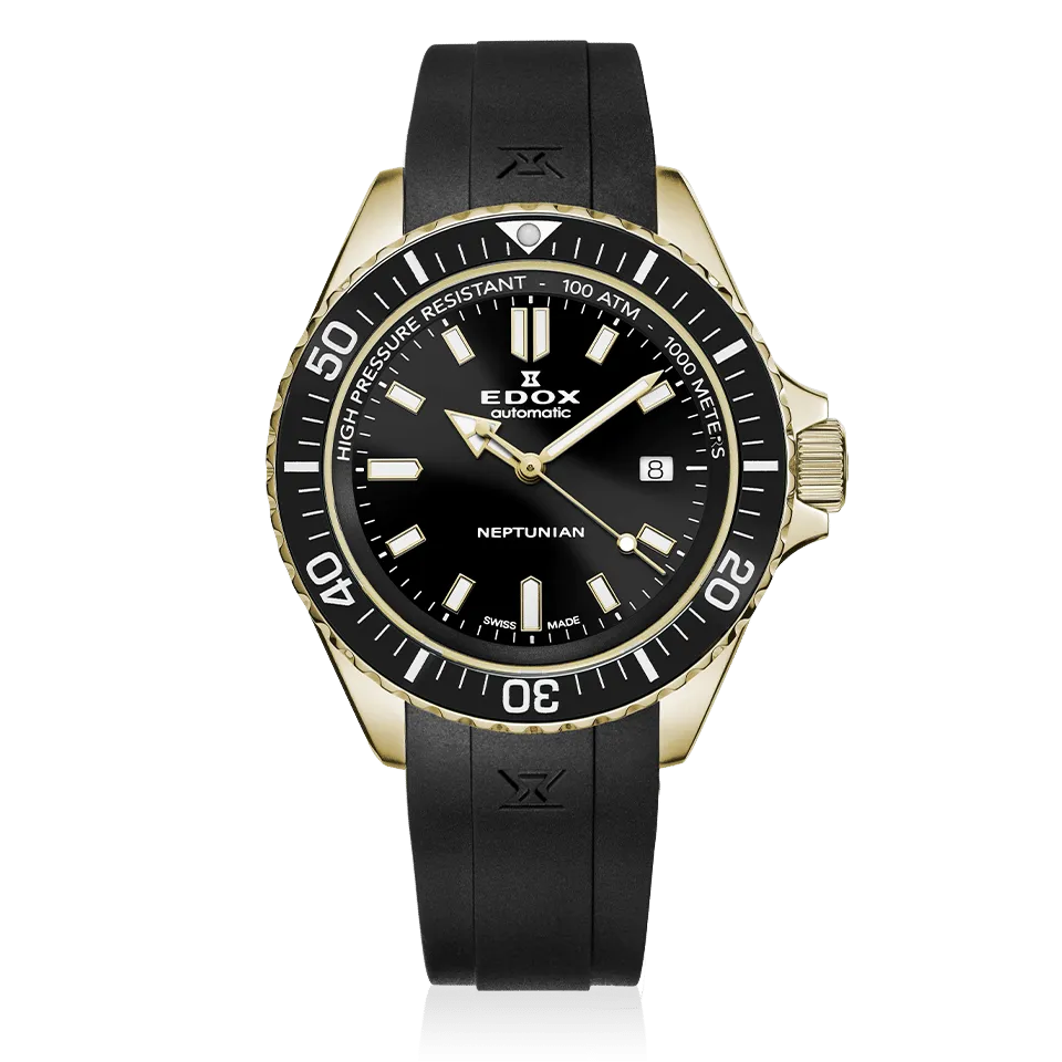 EDOX SWISS MADE  80120-37JC-NID NEPTUNIAN AUTOMATIC
