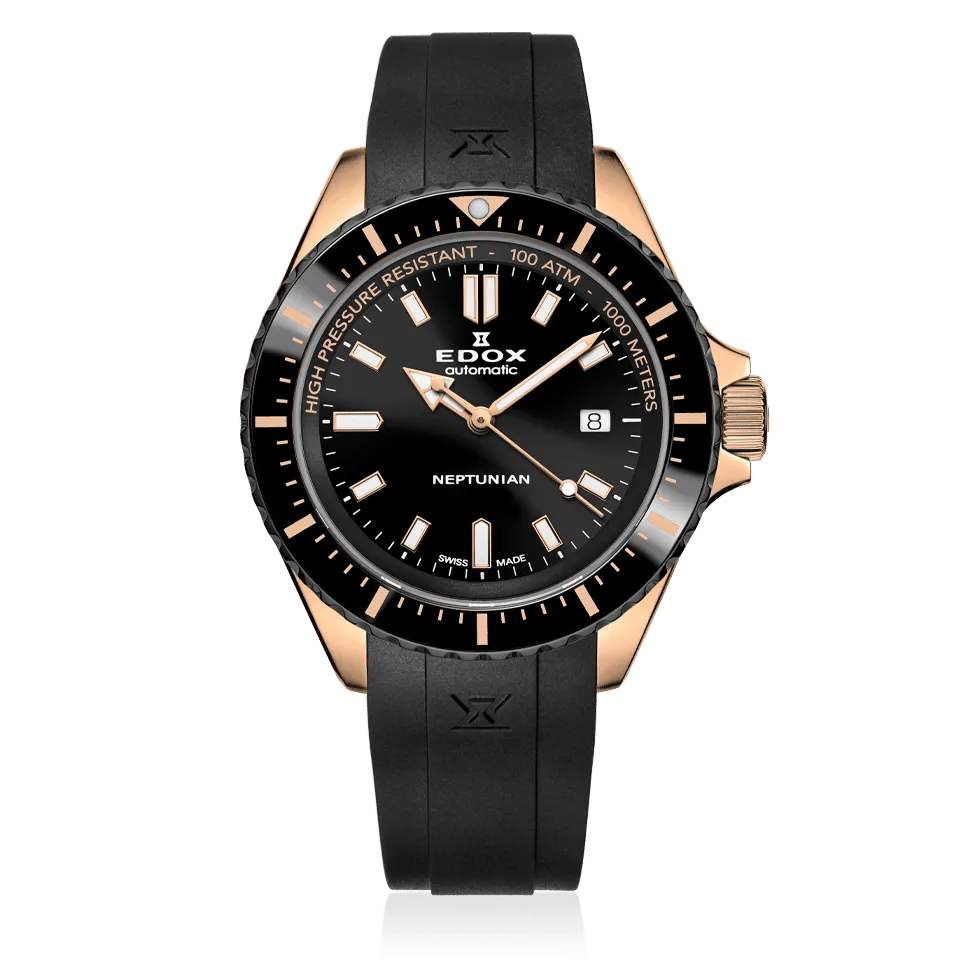 EDOX SWISS MADE 80120-37RNNCA-NIR NEPTUNIAN AUTOMATIC