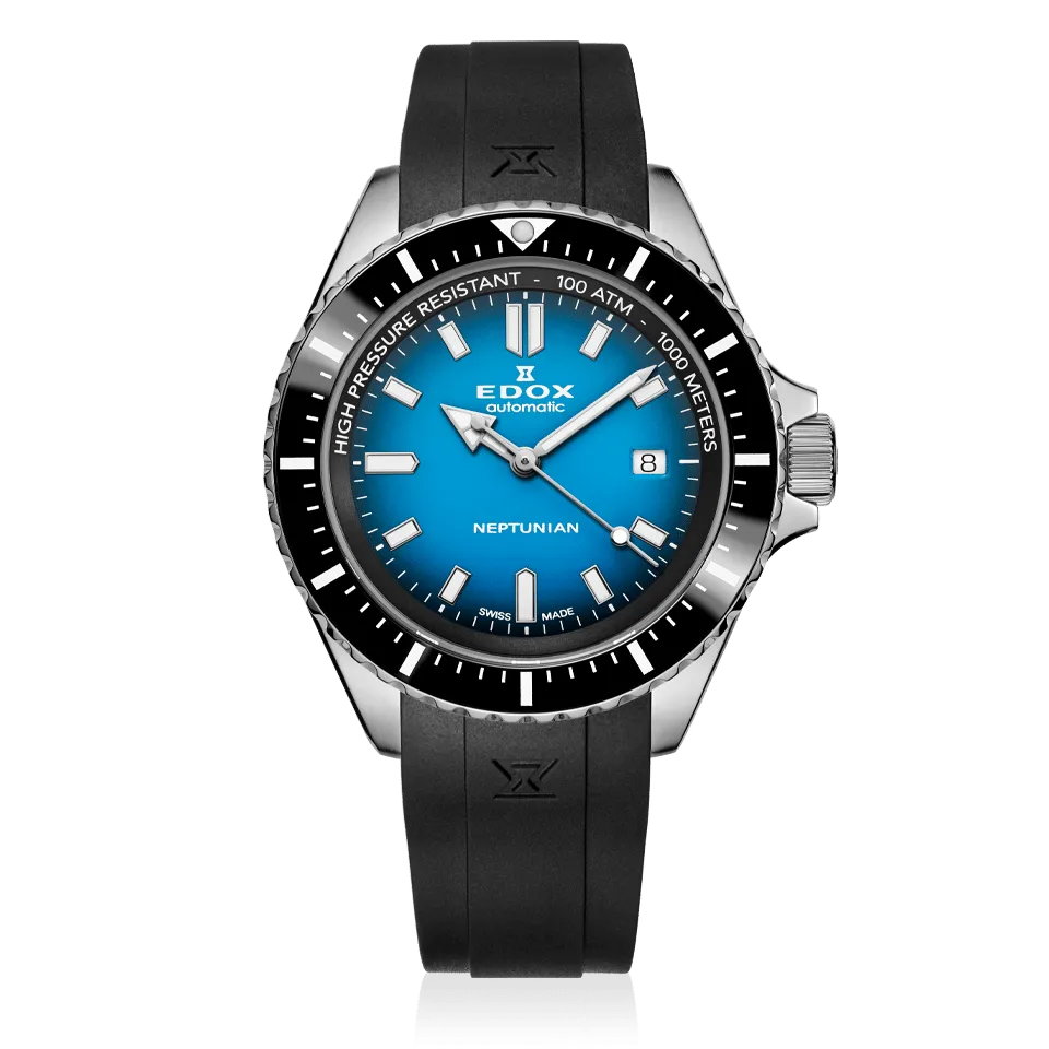 EDOX SWISS MADE 80120-3NCA-BUIDN NEPTUNIAN AUTOMATIC