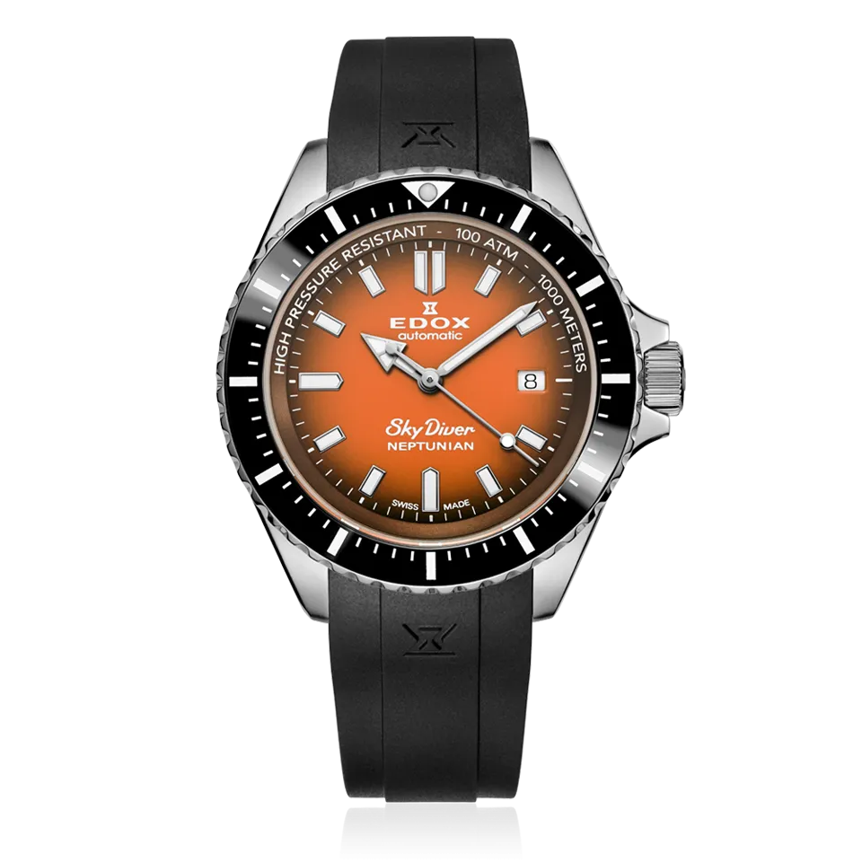 EDOX SWISS MADE 80120-3NCA-ODN NEPTUNIAN AUTOMATIC
