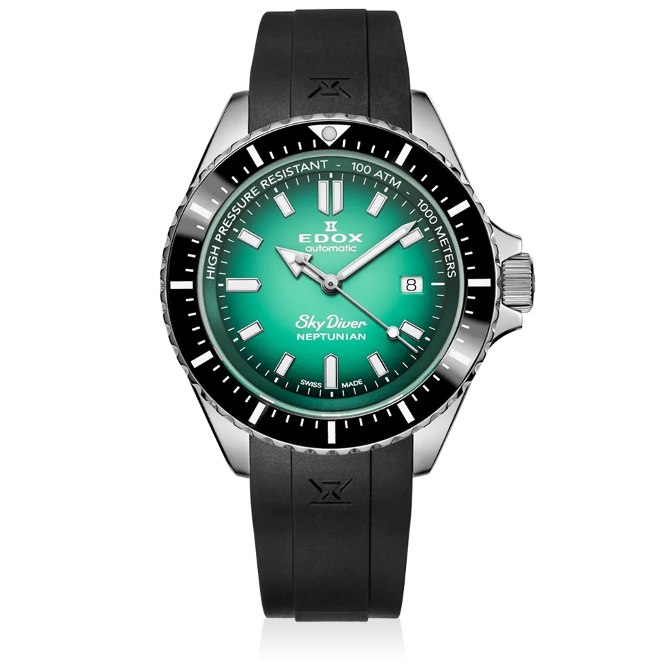 EDOX SWISS MADE 80120-3NCA-VDN NEPTUNIAN AUTOMATIC