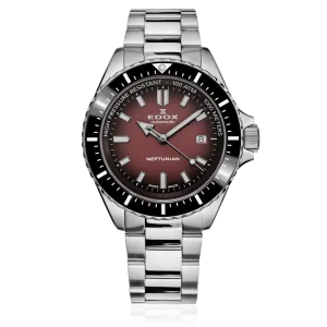 EDOX SWISS MADE 80120-3NM-BRD NEPTUNIAN AUTOMATIC