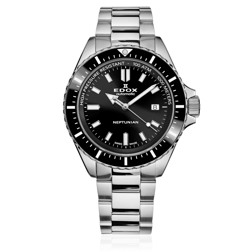 EDOX SWISS MADE 80120-3NM-NIN NEPTUNIAN AUTOMATIC
