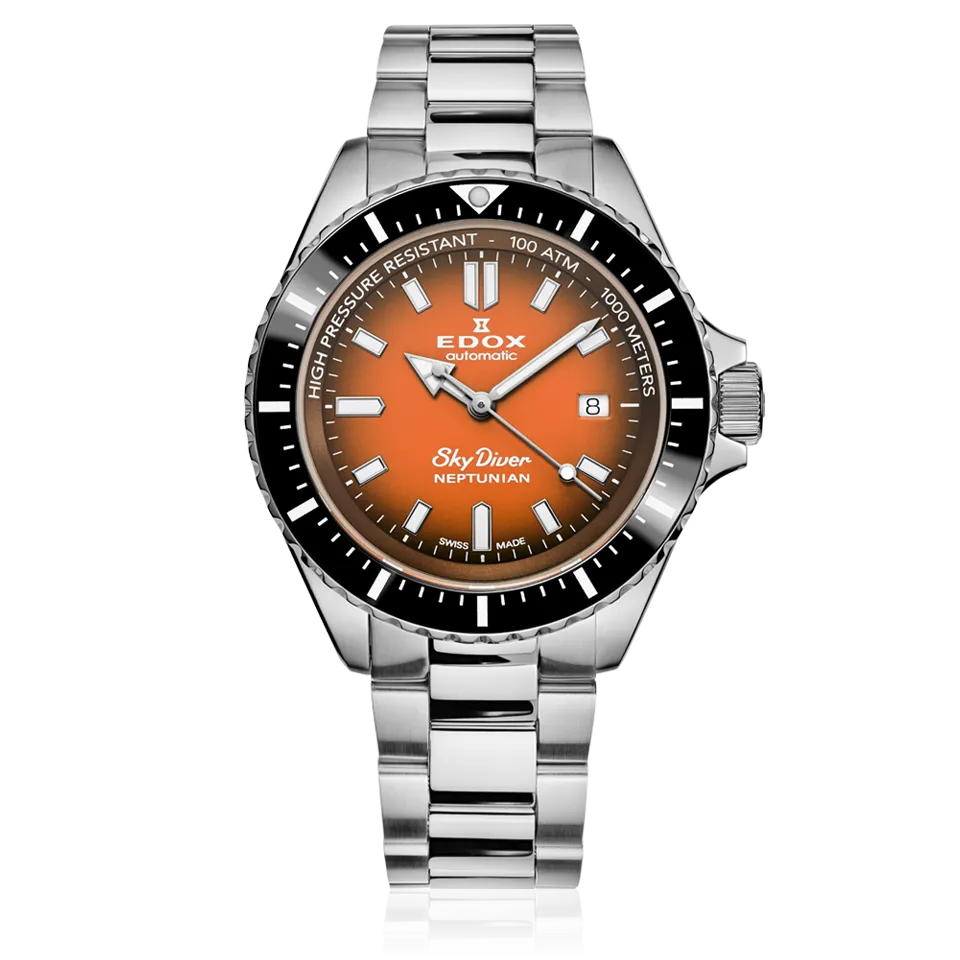 EDOX SWISS MADE 80120-3NM-ODN NEPTUNIAN AUTOMATIC